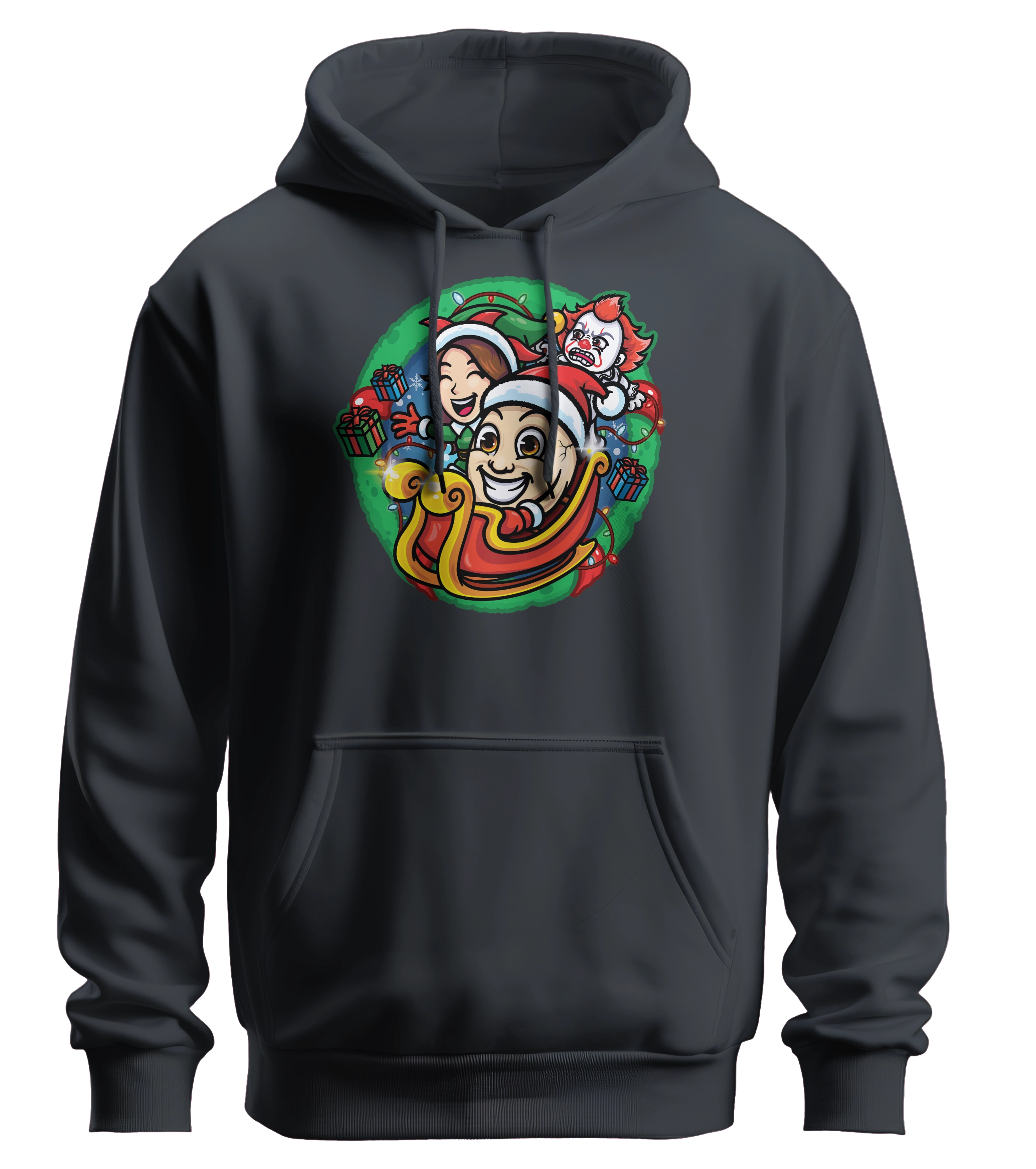 ClashGames #EIERKOPF Weihnachts Bundle - Hoodie + Goldkette + Weihnachtskugel + Lebkuchen + Autogrammkarte