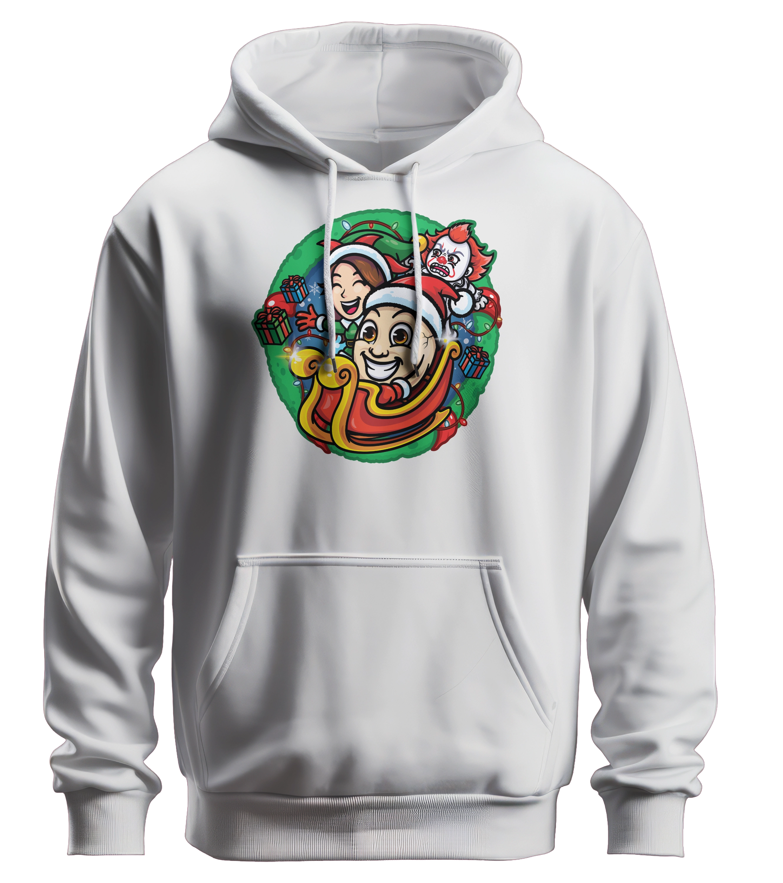 ClashGames #EIERKOPF Weihnachts Bundle - Hoodie + Goldkette + Weihnachtskugel + Lebkuchen + Autogrammkarte