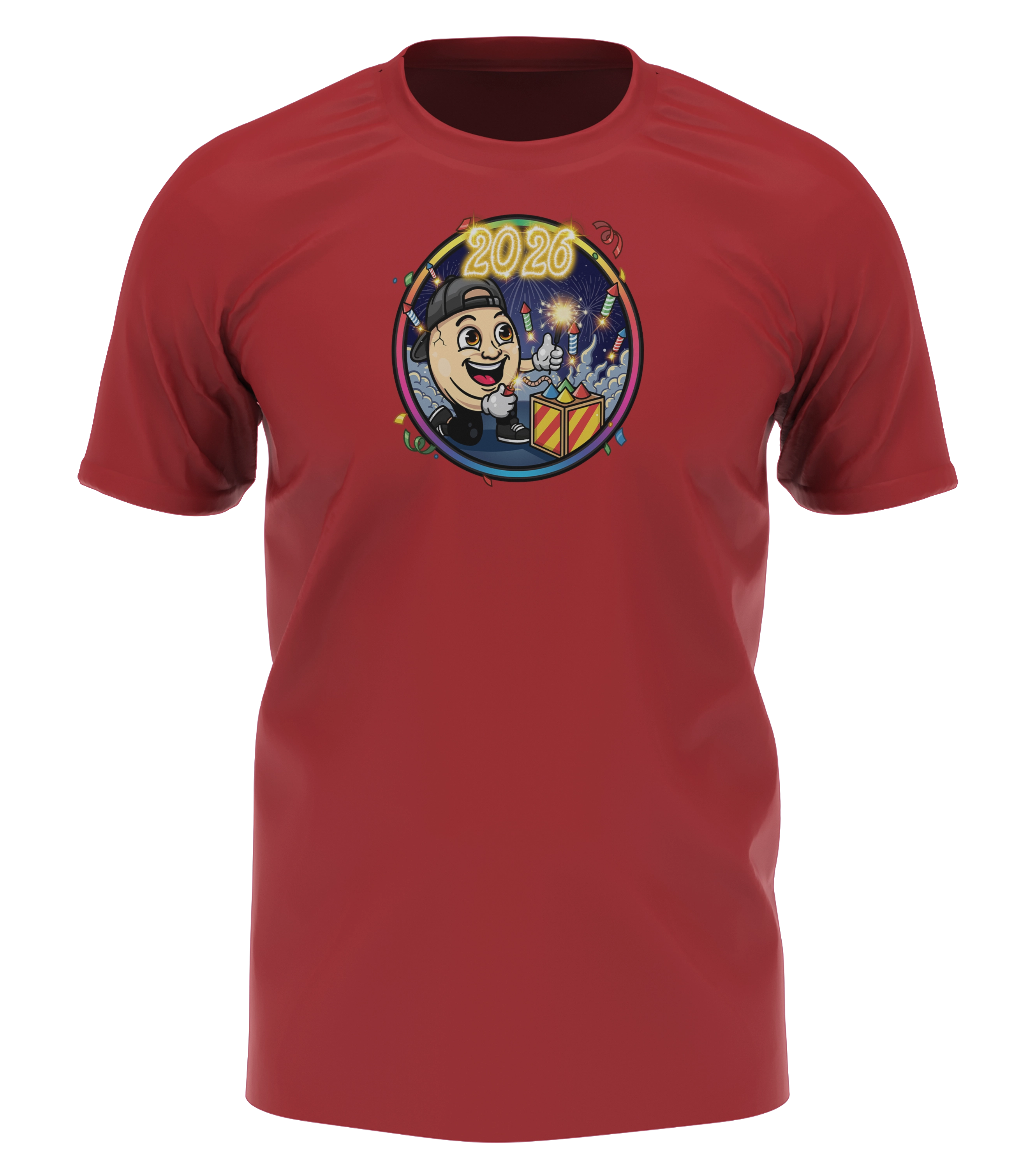 ClashGames #EIERKOPF Silvester Bundle - T-Shirt + Jahreskalender + 3 Zufällige Beilagen + Autogrammkarte