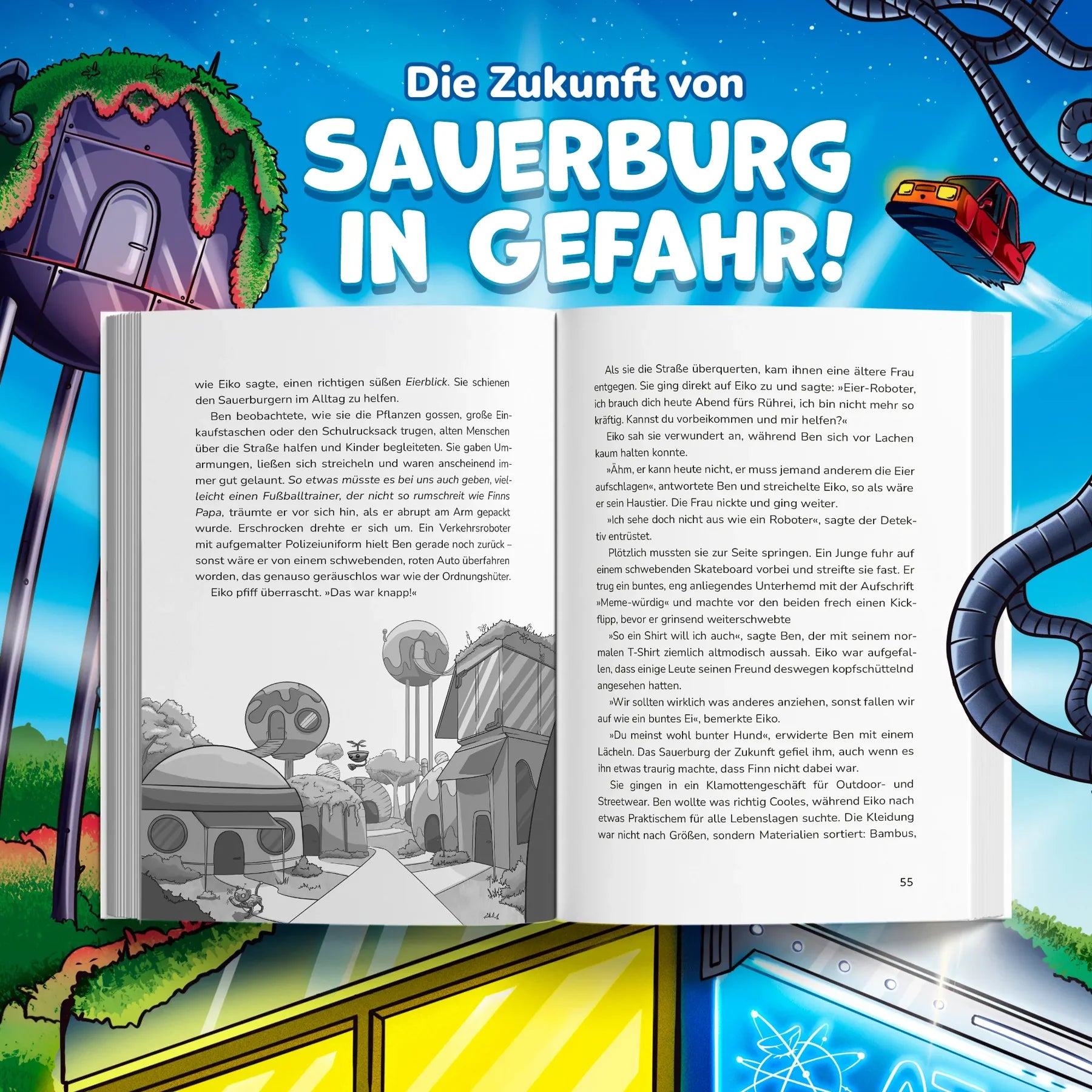 ClashGames #EIERKOPF Buch - Notruf aus der Zukunft: Eierkopf