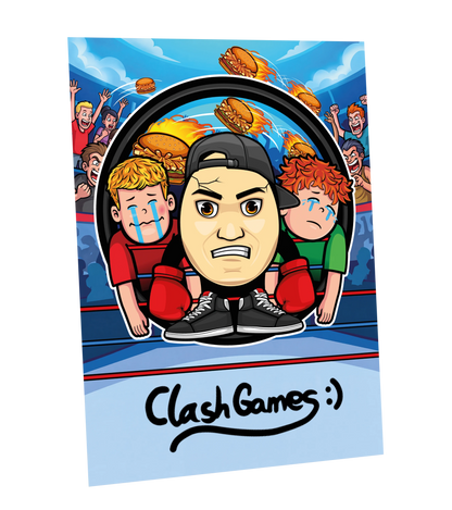 ClashGames Disstrack Bundle - T-Shirt + NERF + Autogrammkarte