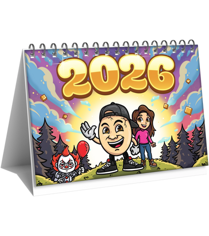 ClashGames #EIERKOPF Silvester Bundle - Hoodie + Jahreskalender + 3 Zufällige Beilagen + Autogrammkarte