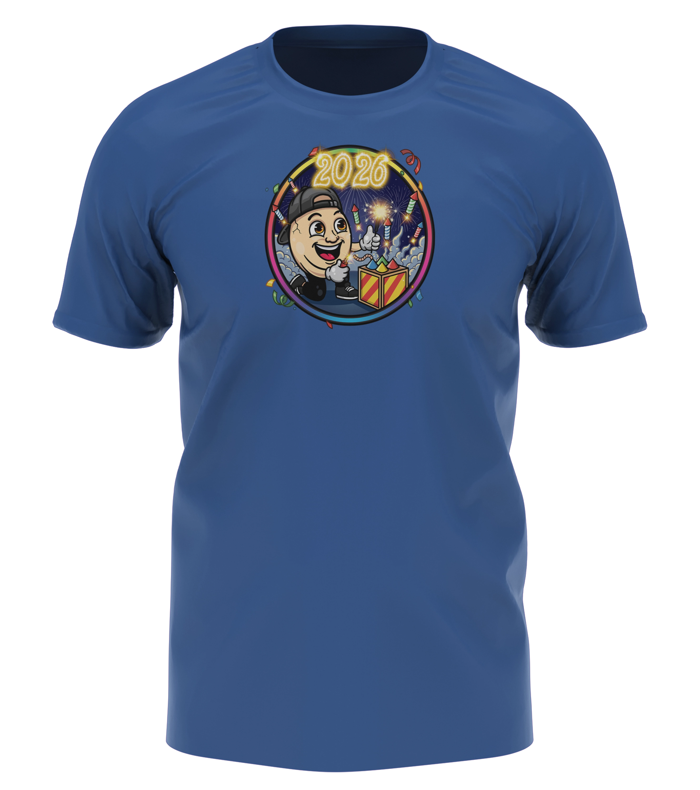 ClashGames #EIERKOPF Silvester Bundle - T-Shirt + Jahreskalender + 3 Zufällige Beilagen + Autogrammkarte