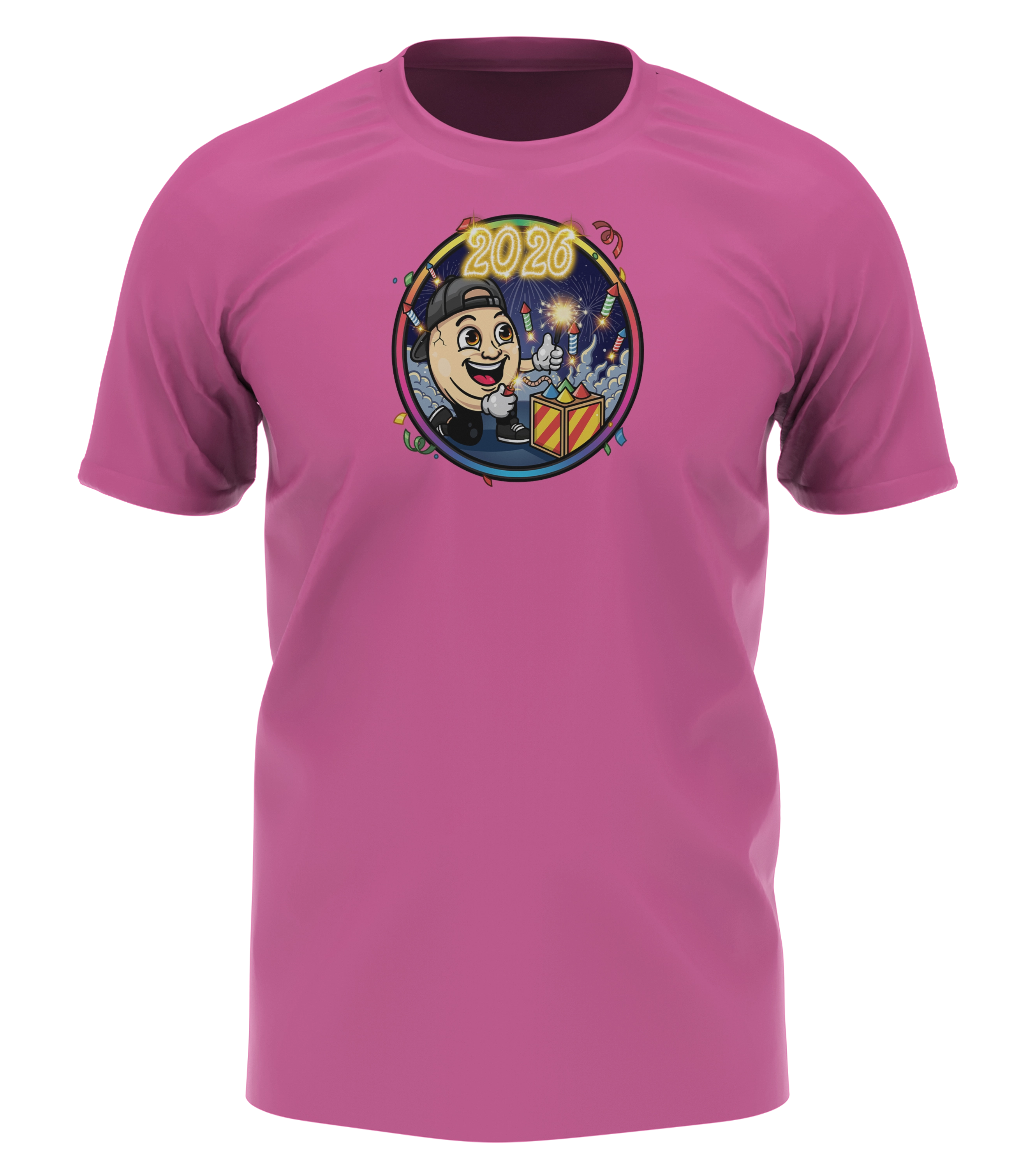 ClashGames #EIERKOPF Silvester Bundle - T-Shirt + Jahreskalender + 3 Zufällige Beilagen + Autogrammkarte