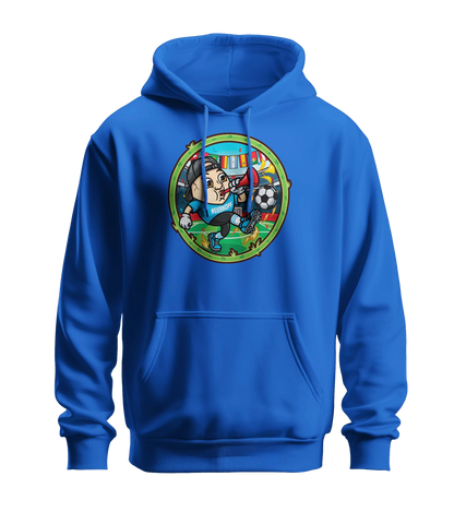 ClashGames #EIERKOPF Fußball Bundle 2026 Hoodie + Fußball (soft) + Trillerpfeife + Autogrammkarte