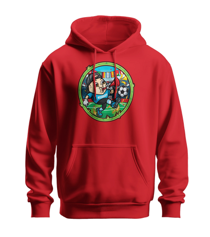 ClashGames #EIERKOPF Fußball Bundle 2026 Hoodie + Fußball (soft) + Trillerpfeife + Autogrammkarte
