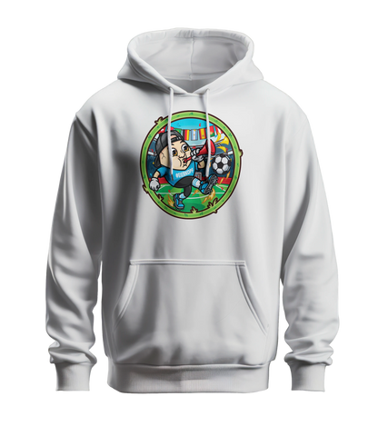 ClashGames #EIERKOPF Fußball Bundle 2026 Hoodie + Fußball (soft) + Trillerpfeife + Autogrammkarte