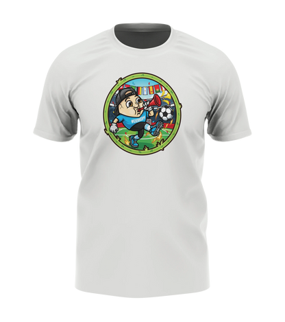 ClashGames #EIERKOPF Fußball Bundle 2026 T-Shirt + Fußball (soft) + Trillerpfeife + Autogrammkarte
