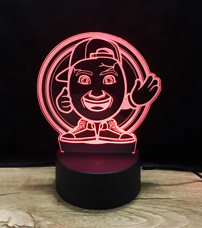 ClashGames #EIERKOPF - 3D LED Lampe