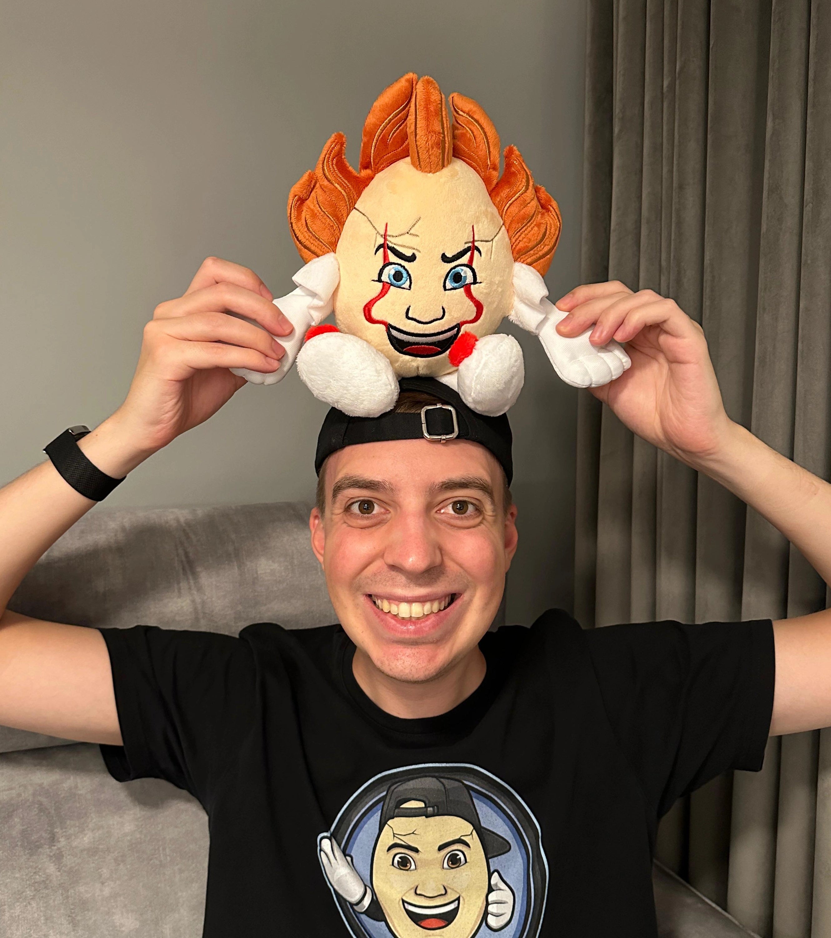 ClashGames #EIERKOPF Horror Clown Plüschtier