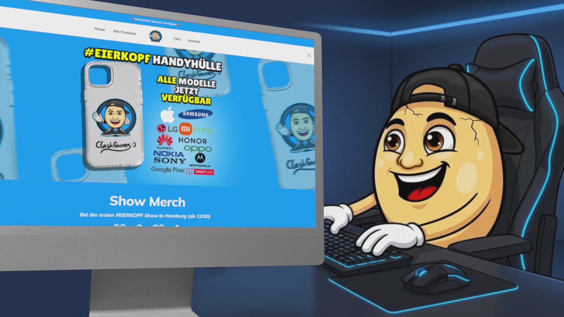 Video laden: Clashgames - Burgerpommes Disstrack 2 - Merchandise - Eierkopf Merch